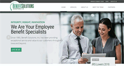 Desktop Screenshot of benefitsolutionsinc.com